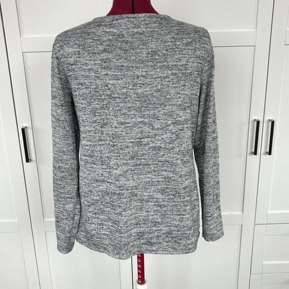 Soft Long Sleeve Twist Front Top - Picture 2 of 4